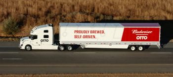 Self Driving Beer Truck. Courtesy of Otto