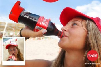 Coke Selfie Bottle. Courtesy