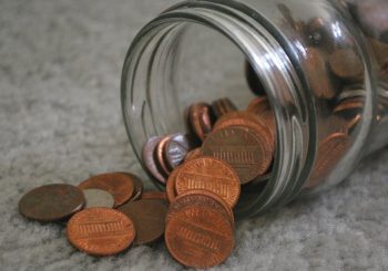 Coins in Jar. Courtesy