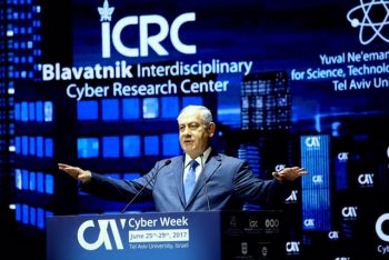 bibi netanyahu cyber week. Photo by Chen Galili
