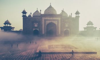 Taj Mahal, India via Pixabay