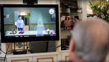 A screenshot from an Intendu promotional video showing one of its cognitive games.