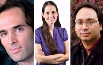 From left: Dr. Oded Rechavi, Professor Anat Levin, and Dr. Charles Diesendruck , winners of the 2018 Blavatnik Awards. Photos Courtesy