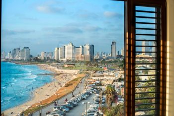 The view from the Setai Tel Aviv. Photo via Setai Tel Aviv website