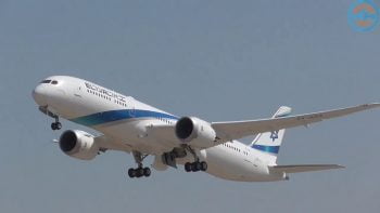 elal boeing 787 dreamliner. photo via YouTube