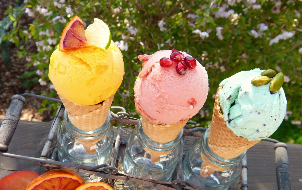 An illustrative image of ice cream. Photo via pixabay