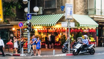 Tel Aviv fruitstand. Photo by Ted Eytan via Flickr