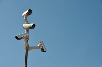 Surveillance cameras. Pixabay