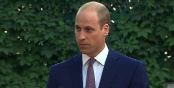 Britain's Prince William in Jordan, June 24, 2018. Screenshot via ITV news