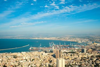 A view of the city of Haifa and its port. Deposit Photos