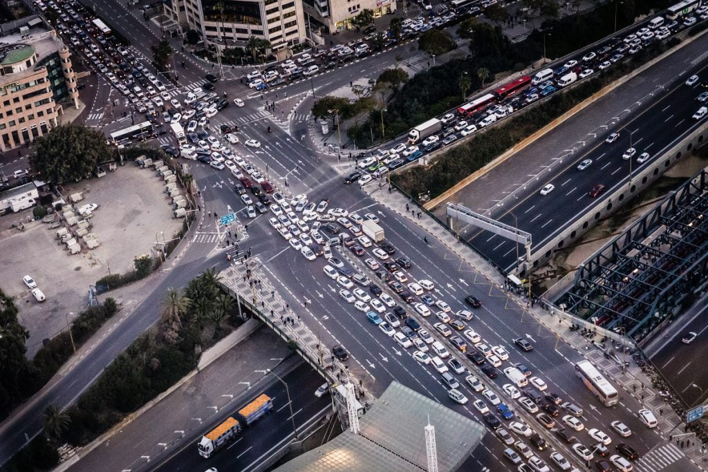 Tel Aviv traffic. Photo by Jens Herrndorff on Unsplash