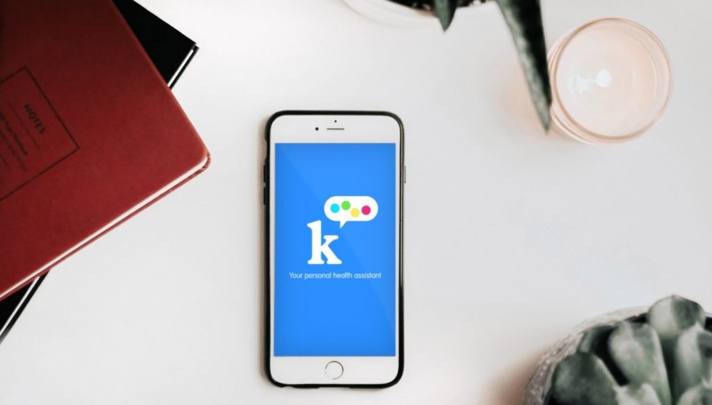 K Health app. Photo via K Health's Facebook page