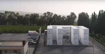 A screenshot from Seedo's promotional video announcing a containerized cannabis farm in northern Israel, March 2019.