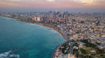 An aerial shot of Tel Aviv-Jaffa. Photo by Shai Pal on Unsplash