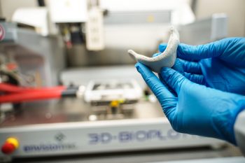 The 3D tissue printer at the Technion. Photo via the Technion's spokesperson's office.