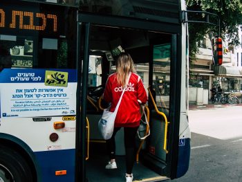 A bus in Tel Aviv. Deposit Photos