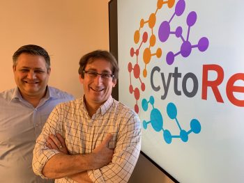 CytoReason's David Harel, left, and Professor Shai Shen-Orr. Courtesy