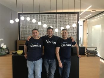 Identiq co-founders from left to right: Ido Shilon, Itay Levy, and Uri Arad. Courtesy