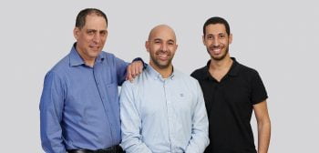 TriEye founders from left to right: Professor Uriel Levy, Avi Bakal. Omer Kapach. Photo by David Garb