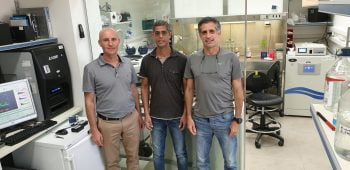 From left: Prof. Udi Qimron, Dr. Ido Yosef, and Dr. Motti Gerlic. Courtesy of Tel Aviv University