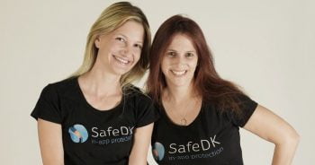 SafeDK co-founders Ronnie-Sternberg, left, and Orly Shoavi, right. Photo via AppLovin