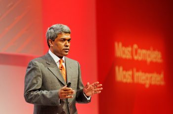 Google Cloud CEO Thomas Kurian, formerly at Oracle. Photo via Oracle PR on Flickr, CC BY-ND 2.0