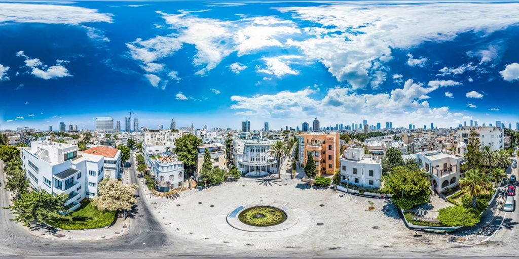 Bialik Square in Tel Aviv. Photo by Barak Brinker