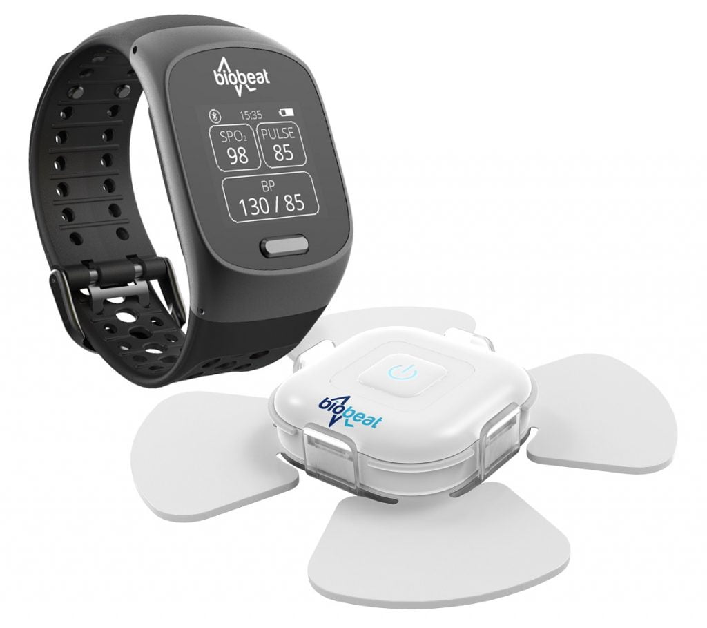 Wearable heart rate outlet and blood pressure monitor