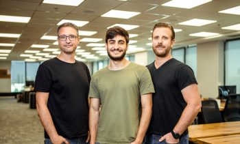 Explorium founders from left to right: Omer Har, Maor Shlomo, and Or Tamir. Courtesy