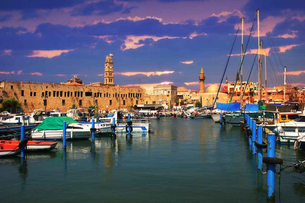 The marina in Acre, Israel. Deposit Photos