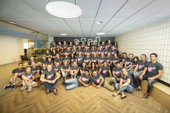 Gong's team in Israel. Photo: Geektime Insider.