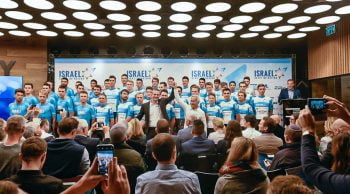 The Israel Start-Up Nation team will compete in the Tour de France next year. Photo: Noa Arnon