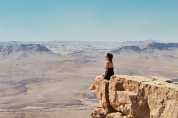 Negev desert landscape. Deposit Photos
