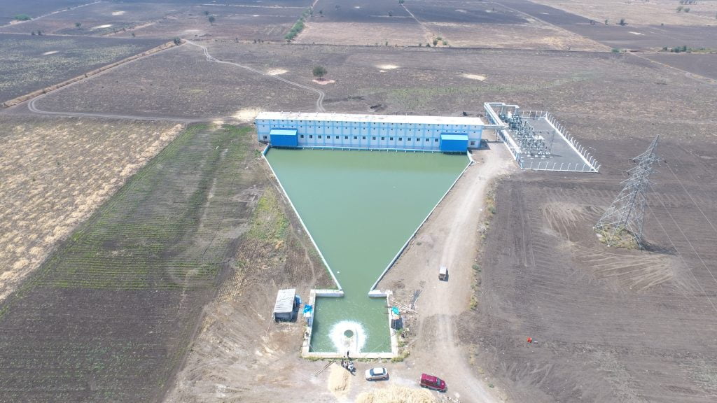 Netafim's irrigation project Ramthal in India. Courtesy