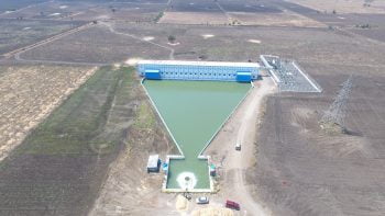 Netafim's irrigation project Ramthal in India. Courtesy