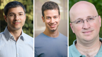 From left to right: Dr. Emmanuel Levy, Dr. Guy Rothblum, Dr. Igor Ulitsky. Photos from the Blavatnik Awards website