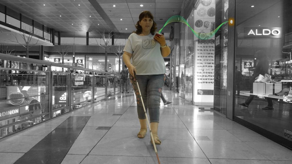 RightHear app navigation for the visually impaired. Courtesy