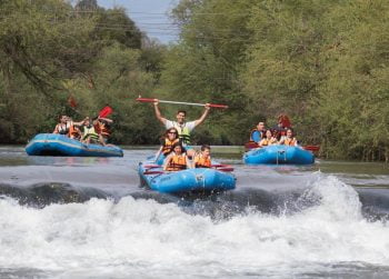 Kayaking in Kfar Blum. Photo: Yossi Aloni