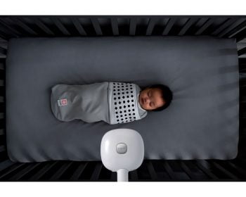Nanit's baby monitor uses computer vision and machine learning to track sleep schedules. Courtesy