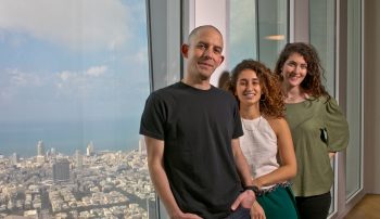 Lior Weizman, director, SAP.iO Foundry Tel Aviv, Inbar Yacoby, program manager, Stephanie Horwitz, value creation manager. Photo: SAP