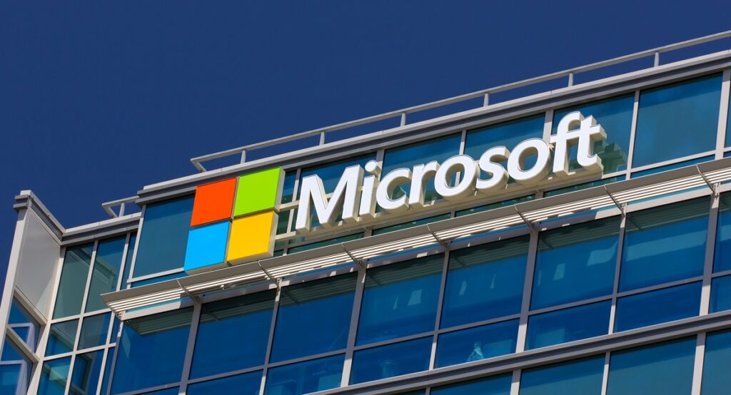 Microsoft's corporate building in Santa Clara, CA. Deposit Photos