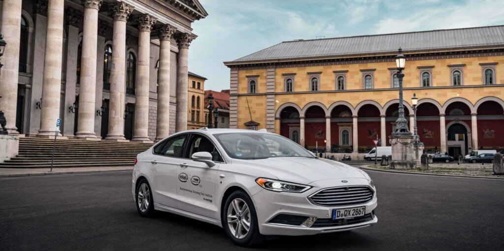 In July 2020, Mobileye announced that Germany’s independent technical service provider, TÜV Süd, had awarded it an automated vehicle testing permit. It allows the company to drive its test vehicles in real-world traffic on all German roads at speeds up to 130 kilometers per hour. Mobileye is starting testing in Munich and also plans testing in other parts of Germany. (Credit: Mobileye)