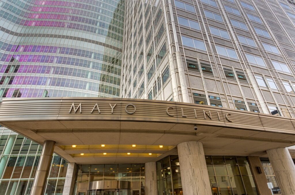 The Mayo Clinic in Rochester. Deposit Photos