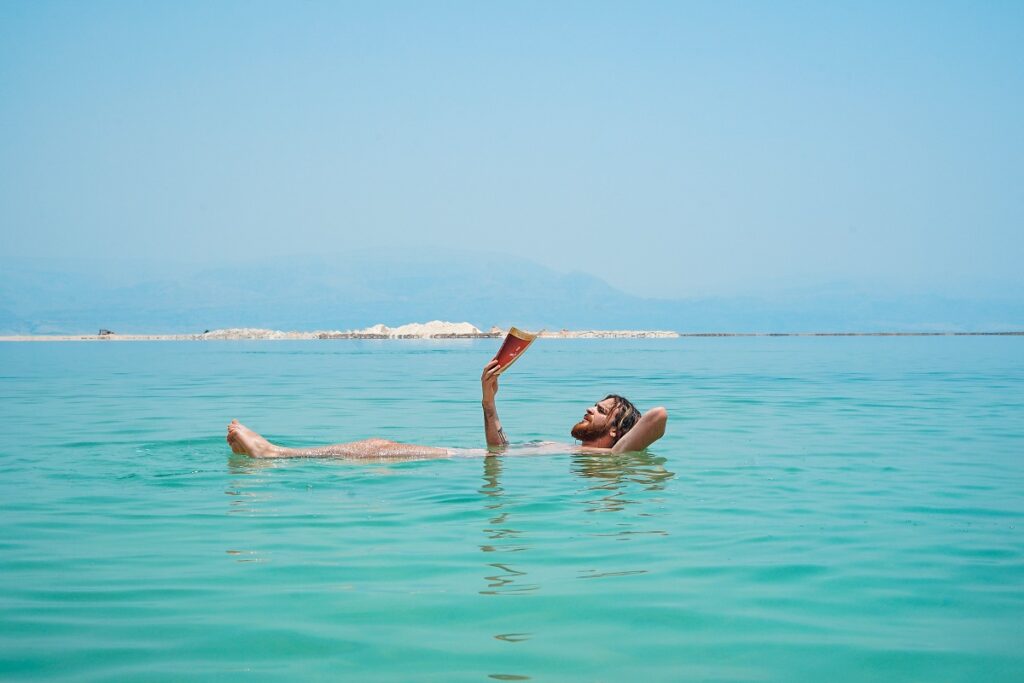 The Dead Sea. Photo by Toa Heftiba on Unsplash