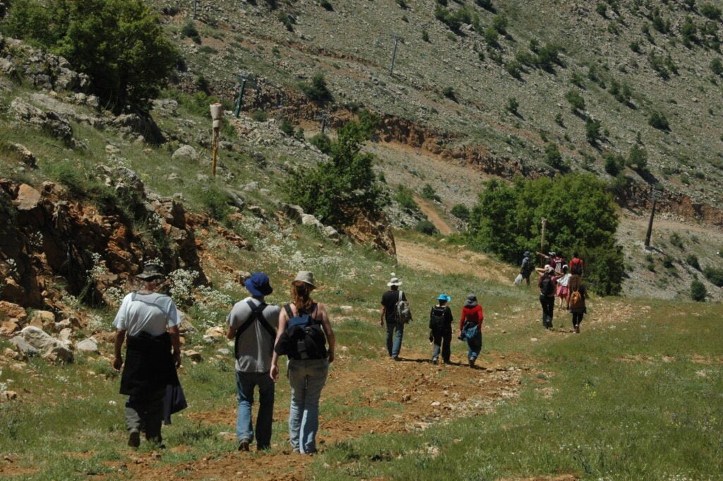 A guided tour of the Hermon in the summertime. Photo: Adi Peretz