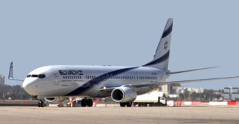 An El Al Boeing 737 aircraft at Ben Gurion International Airport. Photo: Sivan Farag