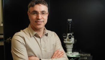 Professor Hossam Haick of the Technion co-developed a COVID-19 breath test. Courtesy: Technion