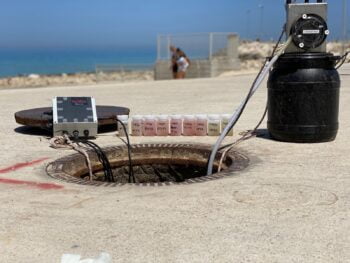 Kando's Ashkelon pilot study showed traces of the coronavirus in the city sewage system. Courtesy