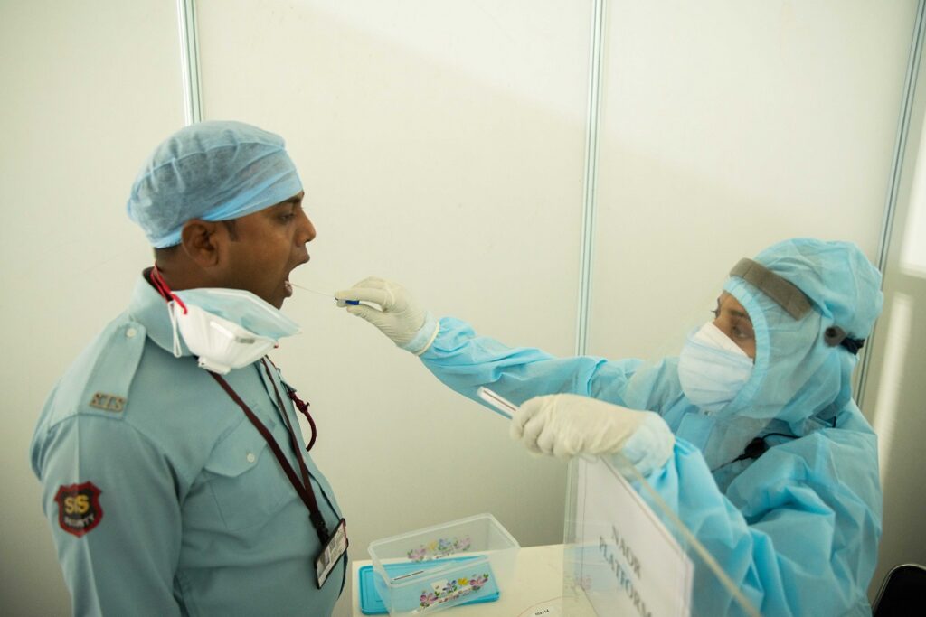 The Israeli delegation collected 20,000 samples from COVID-19 patients in India. Photo: Defense Ministry