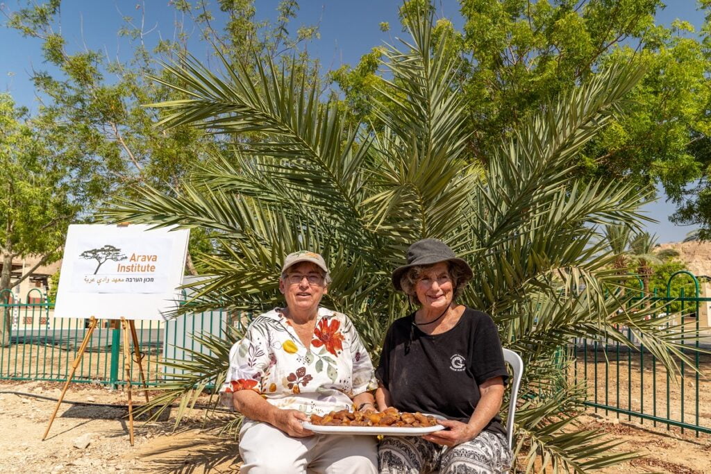Dr. Elaine Solowey of the Arava Institute, left, and Dr. Sarah Sallon of Hadassah Hospital Photo: Marcos Schonholz